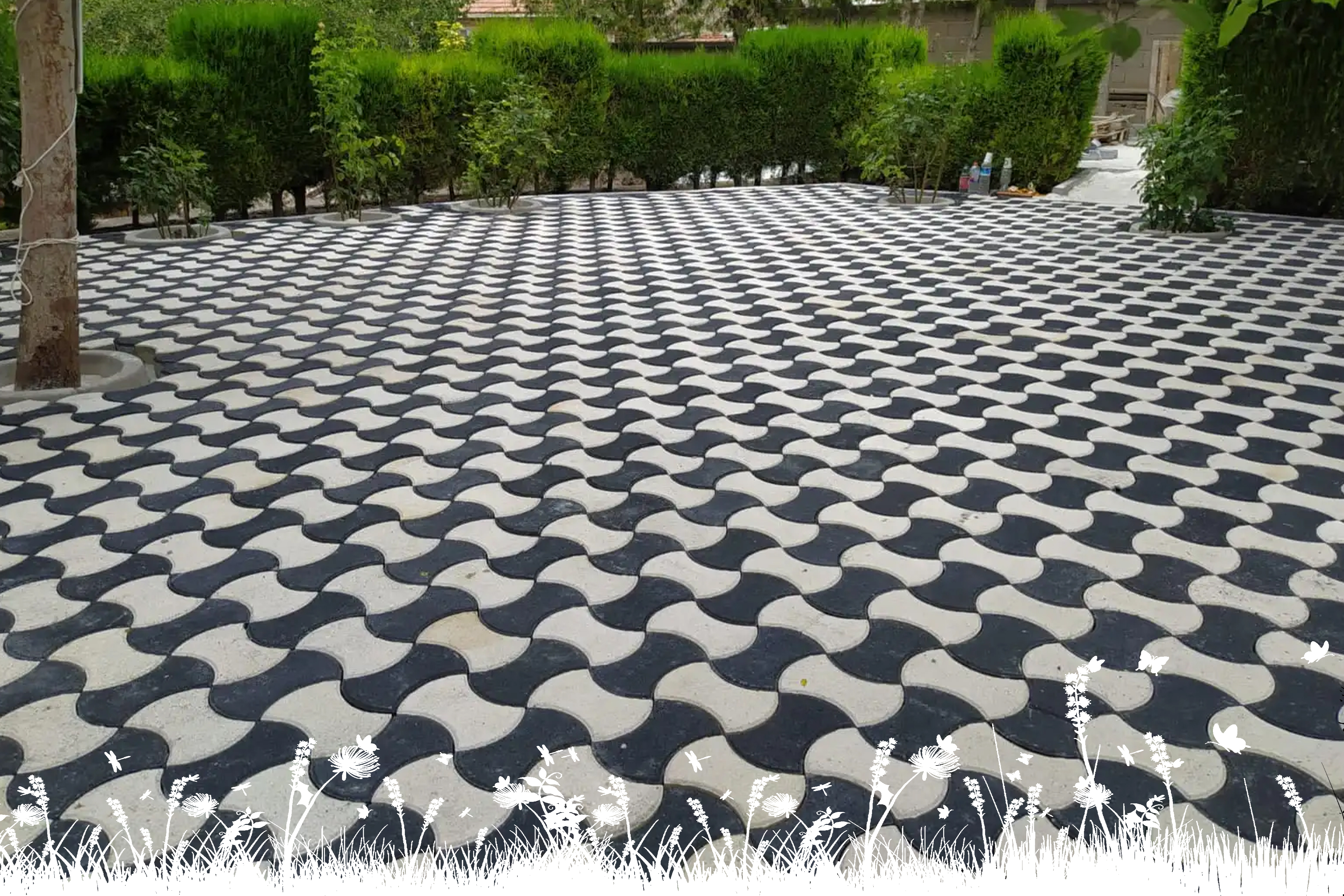 PARKE TAŞ DÖŞEME
